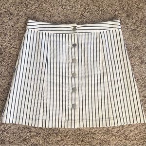 Altar’d State Stripe Denim Skirt